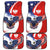 Polish American Heritage Month Car Mats USA Eagle and Poland Eagle with National Flag - Wonder Print Shop