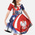 Polish American Heritage Month Family Matching Mermaid Dress and Hawaiian Shirt USA Eagle and Poland Eagle with National Flag - Wonder Print Shop