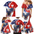 Polish American Heritage Month Family Matching Mermaid Dress and Hawaiian Shirt USA Eagle and Poland Eagle with National Flag - Wonder Print Shop