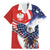 Polish American Heritage Month Family Matching Mermaid Dress and Hawaiian Shirt USA Eagle and Poland Eagle with National Flag - Wonder Print Shop