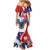 Polish American Heritage Month Family Matching Mermaid Dress and Hawaiian Shirt USA Eagle and Poland Eagle with National Flag - Wonder Print Shop