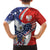 Polish American Heritage Month Family Matching Puletasi and Hawaiian Shirt USA Eagle and Poland Eagle with National Flag - Wonder Print Shop