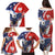 Polish American Heritage Month Family Matching Puletasi and Hawaiian Shirt USA Eagle and Poland Eagle with National Flag - Wonder Print Shop