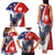 Polish American Heritage Month Family Matching Tank Maxi Dress and Hawaiian Shirt USA Eagle and Poland Eagle with National Flag - Wonder Print Shop