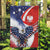 Polish American Heritage Month Garden Flag USA Eagle and Poland Eagle with National Flag - Wonder Print Shop