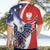 Polish American Heritage Month Hawaiian Shirt USA Eagle and Poland Eagle with National Flag - Wonder Print Shop