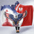 Polish American Heritage Month Hooded Blanket USA Eagle and Poland Eagle with National Flag