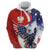 Polish American Heritage Month Hoodie USA Eagle and Poland Eagle with National Flag - Wonder Print Shop