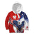 Polish American Heritage Month Kid Hoodie USA Eagle and Poland Eagle with National Flag - Wonder Print Shop