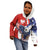 Polish American Heritage Month Kid Hoodie USA Eagle and Poland Eagle with National Flag - Wonder Print Shop