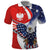 Polish American Heritage Month Polo Shirt USA Eagle and Poland Eagle with National Flag - Wonder Print Shop