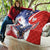 Polish American Heritage Month Quilt USA Eagle and Poland Eagle with National Flag