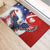 Polish American Heritage Month Rubber Doormat USA Eagle and Poland Eagle with National Flag