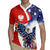 Polish American Heritage Month Rugby Jersey USA Eagle and Poland Eagle with National Flag