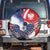 Polish American Heritage Month Spare Tire Cover USA Eagle and Poland Eagle with National Flag