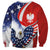 Polish American Heritage Month Sweatshirt USA Eagle and Poland Eagle with National Flag