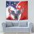 Polish American Heritage Month Tapestry USA Eagle and Poland Eagle with National Flag