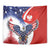 Polish American Heritage Month Tapestry USA Eagle and Poland Eagle with National Flag