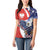 Polish American Heritage Month Women Polo Shirt USA Eagle and Poland Eagle with National Flag