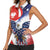 Polish American Heritage Month Women Sleeveless Polo Shirt USA Eagle and Poland Eagle with National Flag - Wonder Print Shop