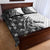 Funny Christmasquatch Camouflage of Snowflakes Quilt Bed Set - Wonder Print Shop