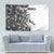 Funny Christmasquatch Camouflage of Snowflakes Tapestry