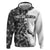 Funny Christmasquatch Camouflage of Snowflakes Zip Hoodie - Wonder Print Shop