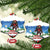 Christmas Bigfoot Ride Snowboard Ceramic Ornament Merry Footmas Xmas Style - Wonder Print Shop