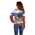 Christmas Bigfoot Ride Snowboard Off Shoulder Sweater Merry Footmas Xmas Style - Wonder Print Shop