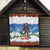 Christmas Bigfoot Ride Snowboard Quilt Merry Footmas Xmas Style - Wonder Print Shop