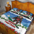 Christmas Bigfoot Ride Snowboard Quilt Bed Set Merry Footmas Xmas Style - Wonder Print Shop