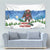 Christmas Bigfoot Ride Snowboard Tapestry Merry Footmas Xmas Style