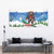 Christmas Bigfoot Ride Snowboard Tapestry Merry Footmas Xmas Style