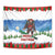 Christmas Bigfoot Ride Snowboard Tapestry Merry Footmas Xmas Style