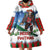 Christmas Bigfoot Ride Snowboard Wearable Blanket Hoodie Merry Footmas Xmas Style