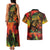 Jamaican Reggae Legend's Birthday Couples Matching Tank Maxi Dress and Hawaiian Shirt One Love Jamaica - Wonder Print Shop