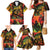 Jamaican Reggae Legend's Birthday Family Matching Mermaid Dress and Hawaiian Shirt One Love Jamaica - Wonder Print Shop