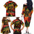 Jamaican Reggae Legend's Birthday Family Matching Off The Shoulder Long Sleeve Dress and Hawaiian Shirt One Love Jamaica - Wonder Print Shop