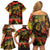 Jamaican Reggae Legend's Birthday Family Matching Off Shoulder Short Dress and Hawaiian Shirt One Love Jamaica - Wonder Print Shop