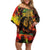 Jamaican Reggae Legend's Birthday Family Matching Off Shoulder Short Dress and Hawaiian Shirt One Love Jamaica - Wonder Print Shop