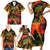 Jamaican Reggae Legend's Birthday Family Matching Short Sleeve Bodycon Dress and Hawaiian Shirt One Love Jamaica - Wonder Print Shop