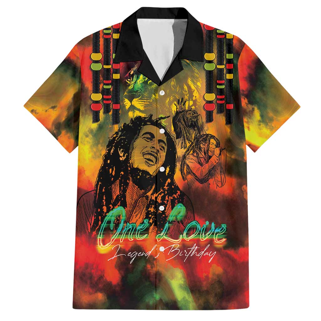 Jamaican Reggae Legend's Birthday Hawaiian Shirt One Love Jamaica - Wonder Print Shop