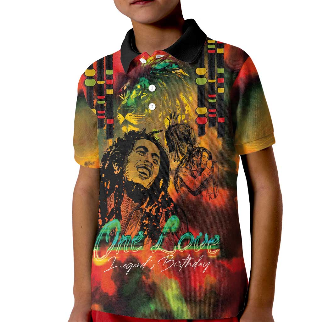 Jamaican Reggae Legend's Birthday Kid Polo Shirt One Love Jamaica - Wonder Print Shop