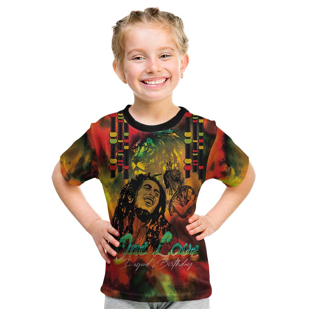 Jamaican Reggae Legend's Birthday Kid T Shirt One Love Jamaica - Wonder Print Shop