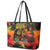 Jamaican Reggae Legend's Birthday Leather Tote Bag One Love Jamaica - Wonder Print Shop