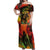 Jamaican Reggae Legend's Birthday Off Shoulder Maxi Dress One Love Jamaica - Wonder Print Shop