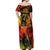 Jamaican Reggae Legend's Birthday Off Shoulder Maxi Dress One Love Jamaica - Wonder Print Shop