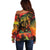 Jamaican Reggae Legend's Birthday Off Shoulder Sweater One Love Jamaica