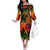 Jamaican Reggae Legend's Birthday Off The Shoulder Long Sleeve Dress One Love Jamaica - Wonder Print Shop