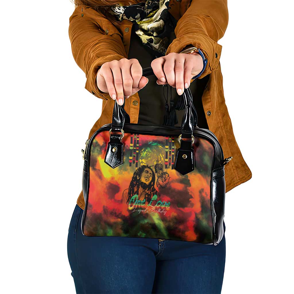 Jamaican Reggae Legend's Birthday Shoulder Handbag One Love Jamaica